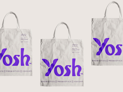 Yosh Totes bag digestion fashion health immunity packaging prebiotic probiotic tote tote bag yogurt yosh