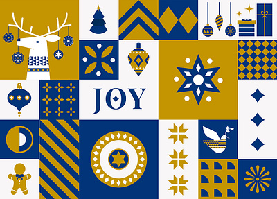 Christmas pattern in Scandinavian style branding card christmas graphic design greeting illustration pattern scandinavian vector