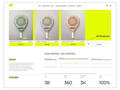 Tennis Rackets - home page branding concept figma graphic design logo luxury sport product page racket sport sport website design tennis tennis layout tennis racket tennis racket produt page tennis shop ui ux web design web page wimbledon