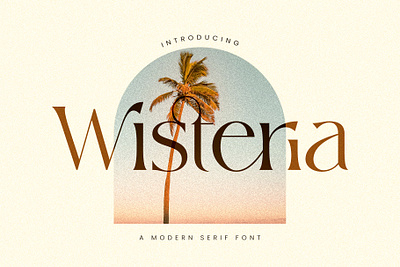 Wisteria || ligature serif font branding display serif font font ligature font logo font logo type