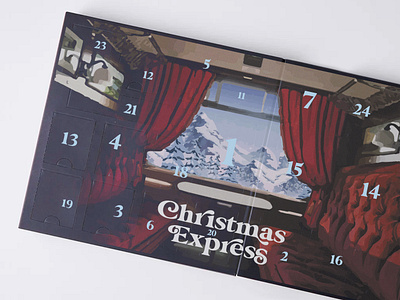 Advent Calendar Inside advent branding design graphic design illustration postcard