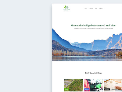 GreeNtv adobexd consilion design illustration landing page landing page design landing page ui logo uixdesign web page