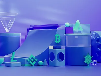 Crypto Coins 3d 3d animation after effects animation bitcoin blockchain crypto crypto animation ethereum gif minimal motion nft ui