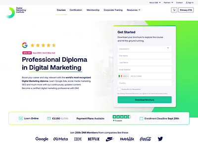 Course Pages - Above the Fold above the fold design digital design digital marketing ui ui ux ux ux design uxdesign web web design website website design