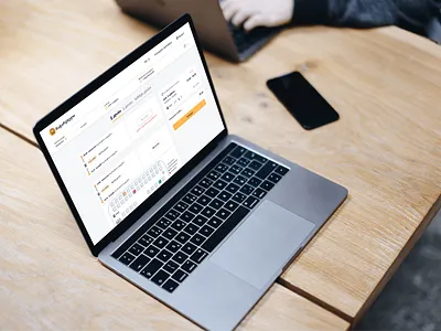MATAREBELI Mockup railway ui web design