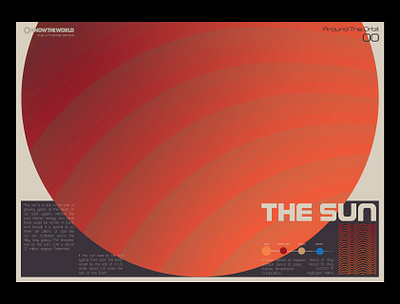 *KNOWTHEWORLD: THE SUN adobeillustrator experiment graphic design illustration inforgraphic design posterdesign publication design work