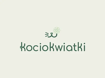 Kociokwiatki | logo brand branding design graphic design logo