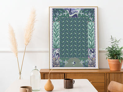 ornament series art artwork design flowers illustration ornaments pattern