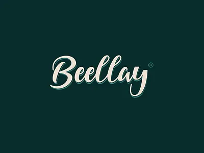 Beellay beellay branding custom draw hand icon lettering logo typography vector