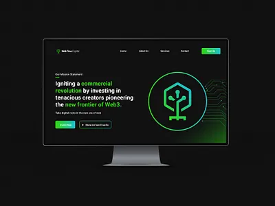 WebTree Capital blockchain brand brand identity brand mark branding branding design branding identity design gradient design identity design logo logo designer logodesign logomark logos marks nft ui web design web3 website design
