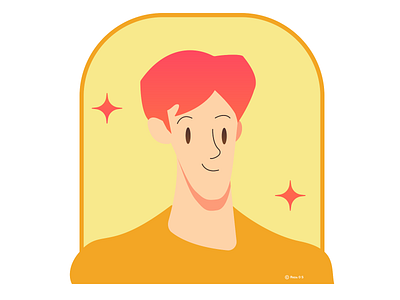 Flat Character Design Illustrations character digital art flat design illustration illustrations pink sunshine yellow