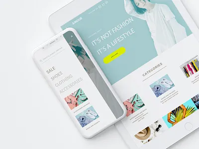 ❤️ Amour - E-commerce website accessories adaptive brand clothes clothing dress e commerce e commerce platform e commerce website fashion fashion shop free style lifestyle mobile app sale shoes shop style web design website