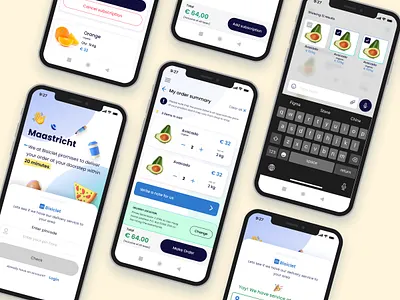 Hyper local delivery app 3d ai design figma gradient grocery delivery hyperlocal illustration ui ux