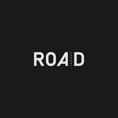 Road logo brand identity branding illustrator logo logo design minimalist road typography vector wordmark