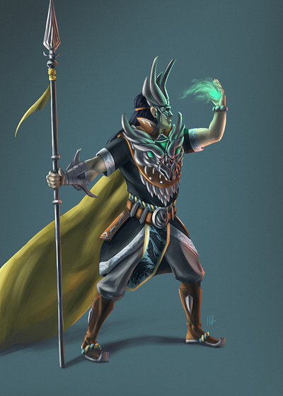 Dragon's Blessed art character design digitalart digitalpainting fantasy illustration