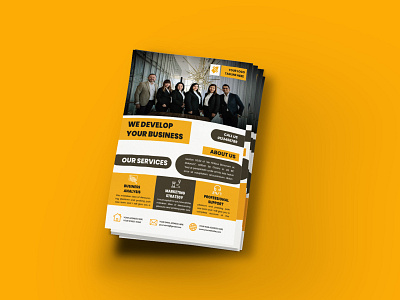 A modern corporate business flyer adobe illustrator adobe photoshop branding business branding business flyer business growth ceative creative corporate flyer creative design design flyer template flyer corporate graphic design modern modern corporate flyer poster poster design print typography work