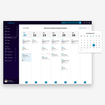 Liquid dashboard design dashboard dashdashboard ui design design figma ui ux