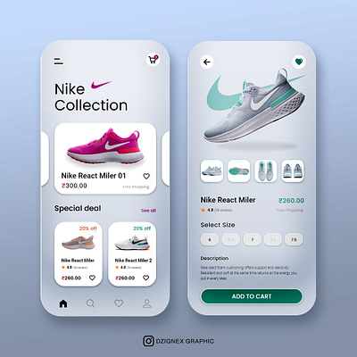 Shoe UI Design 3d app app design branding creative design creative ui creative ui design design graphic design graphic ui mobile app design product app design shoes design trendy desing ui uiux