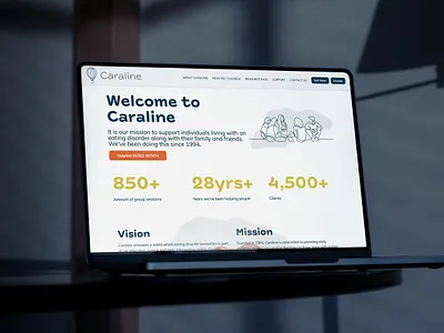 Rebrand and new website for Caraline brand branding design graphic design illustration logo ui ux website