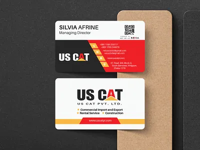 Modern corporate business card template design corporate business card