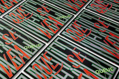 Netflix Queue - México cover graphic design lettering magazine mexico typography