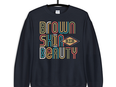 Brown Skin Beauty typo design graphic design illustration tshirt typography