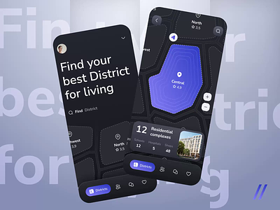 City District Mobile IOS App android animation app design app interaction city communities dashboard design district gps infrastructure interaction interface ios map mobile mobile app mobile ui ui ux