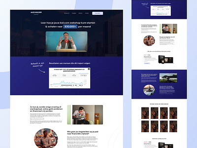 Sales Funnel Website - Alex Mulder amazon bol bol.com course landing page sales funnel