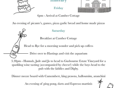 Personalised birthday invitation
