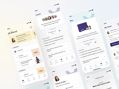 Goodpath App Design agency app design business design disorder flat design gradients healing ios app design medical meditation medtech self love spiritual ui uidesign ux uxdesign yoga