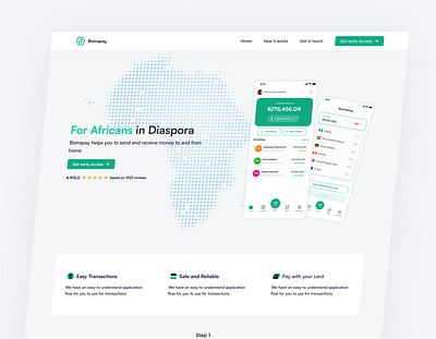 Fintech Landing Page - BistraPay design figma fintech figma fintech landing page fintech ui ux fintech user interface fintech ux fintech web design ui ui ux web design