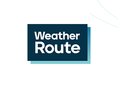 Weather Route brand strategy branding identity illustration logistics logo logomark travel typography weather