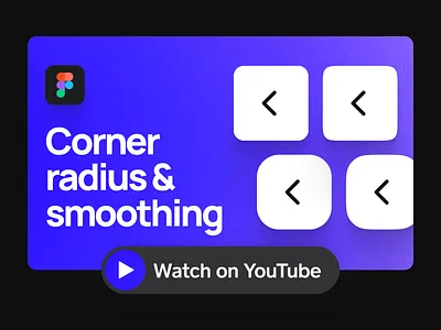 How to Use Rounded Corners and Corner Smooth - YouTube Tutorial app design clean corner radius corner smoothing design design youtube design youtuber figma figma design figma tutorial flat independent corners minimal rounded corners simple squircle ui ui design ux design youtube tutorial