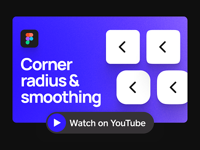 How to Use Rounded Corners and Corner Smooth - YouTube Tutorial app design clean corner radius corner smoothing design design youtube design youtuber figma figma design figma tutorial flat independent corners minimal rounded corners simple squircle ui ui design ux design youtube tutorial