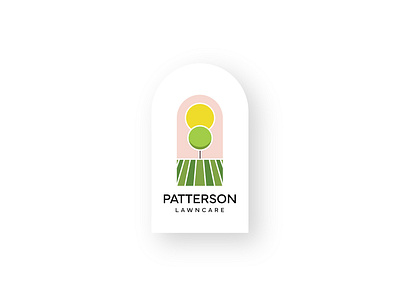 Patterson Lawncare Logo branding design graphic design illustration logo