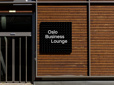Oslo Business Lounge - Luxury lounge in town brand branding business concept identity logo mockup oslo webdesign