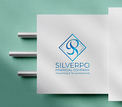 SILVERPO FINANCIAL LOGO accounting branding business businesslogo companylogo creativelogo design financial logo logocolor logostyle logotype modern professional silverpotaxlogo sletterlogo tax unique
