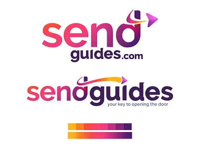 Logo concept for an automated inbound marketing company branding color daily design flat guide illustration inbound letter logo marketing plane print purple red shipping space vector web website