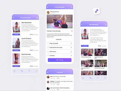 Fitness app design app app design cardio crossfit design fitness fitness app gym healthcare interface ios mobile mobile sport sport ui ux webdesign