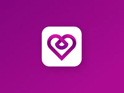 Logo design for dating app DatingBali app logo app logo icon dating design logo logo design