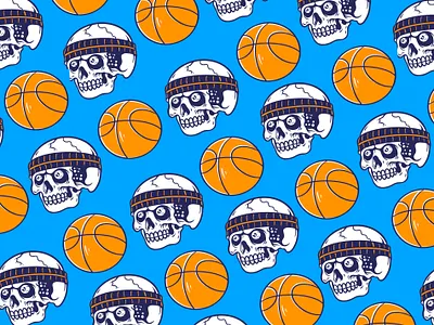 The skull and basketball 3d animation app branding design graphic design illustration logo motion graphics typography ui ux vector