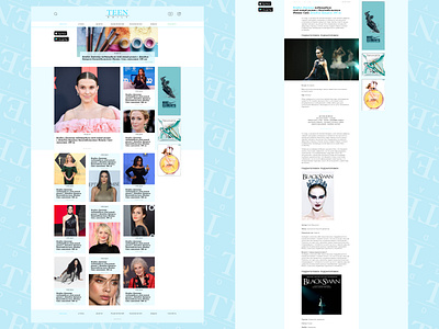 Social web platform branding celebrity design diary homepage horoscope influence interview landing magazine news popular social stars story teenagers tranding ui ux web