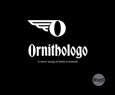 Ornithologo - a study of birds in brands bird brands birds branding icons illustration logo
