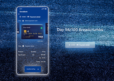 <100 day challenge> Day 56 Breadcrumbs 100daychallenge dailyui design ui ux