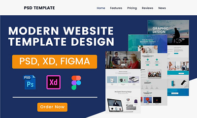 PSD TEMPLATE / WEBSITE TEMPLATE adobe photoshop custom website ecommerce website frontend design graphic design landing page photoshop web template photoshop website psd design psd template ui ui design ui ux web design web template website website design website frontend website template