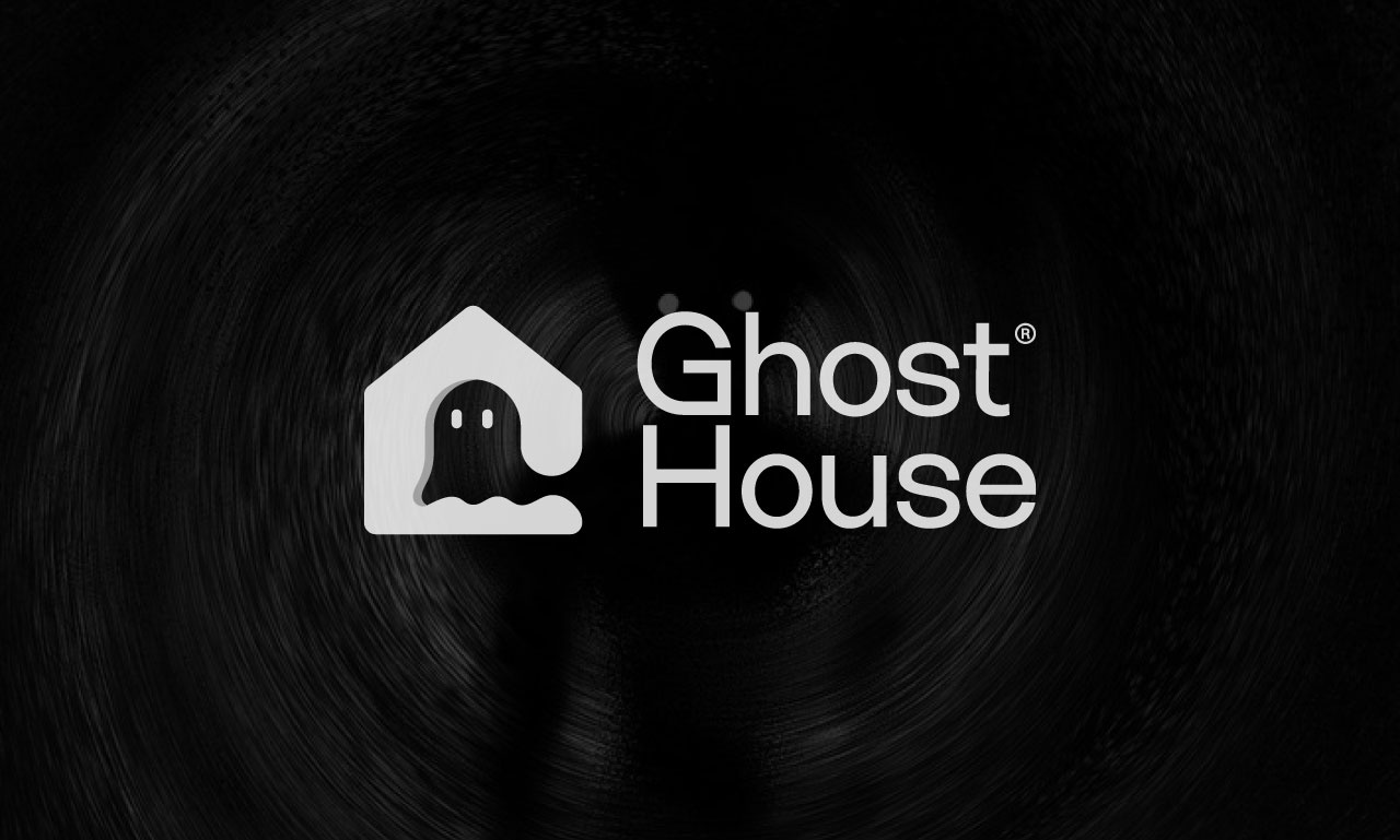 Ghost House branding cretive design ghost house home logo house logo icon lettermark logo logo logomark minimal logo modern logo typography