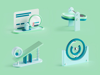 3D Icons Loop 3d 404 animation app bank branding c4d card design finances gif id identity illustration loader loop motion notification toy ui