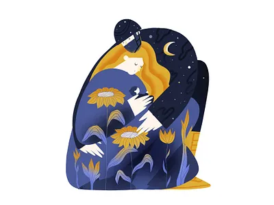 L💙V💛 family love night safe soldier sunflower support ukraine war