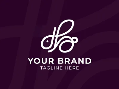 DB Rabbit Infinity Logo brand branding design illustration logo mascot vector