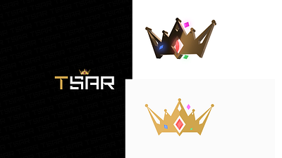 Crown Logo Design 2D/3D 3d 3dlogo 3dlogos branding crown logo letterlogo logodesign studio logos